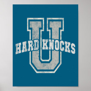 Universität der harten Schläge Lebensziele Hochsch Poster