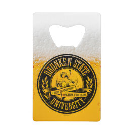 Universität Drunken Staat Kreditkarten Flaschenöffner