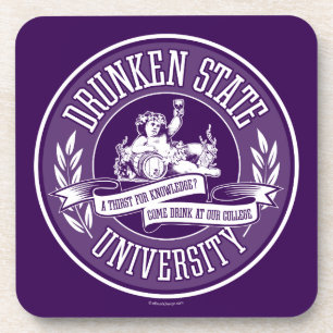 Universität Drunken Staat Untersetzer