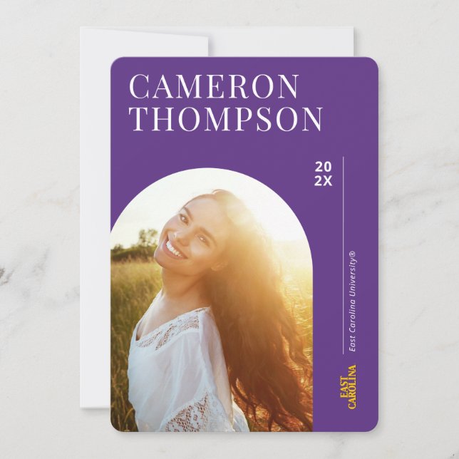 Universität East Carolina | East Carolina Einladung (Vorderseite)