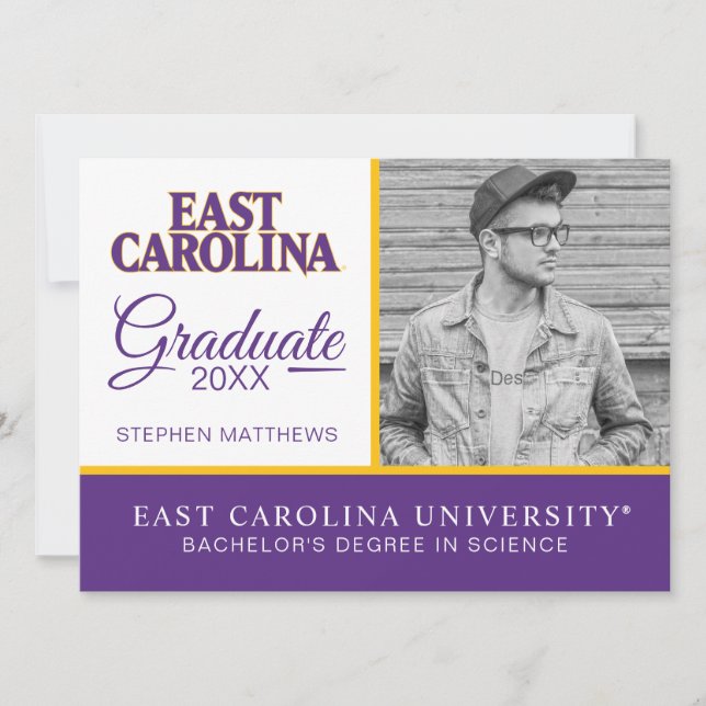 Universität East Carolina | East Carolina Einladung (Vorderseite)