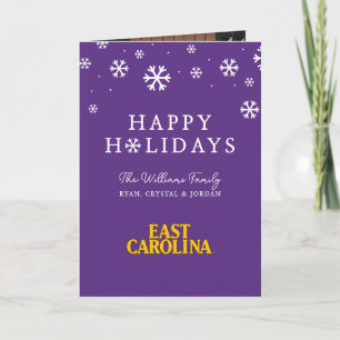 Universität East Carolina   East Carolina Feiertagskarte