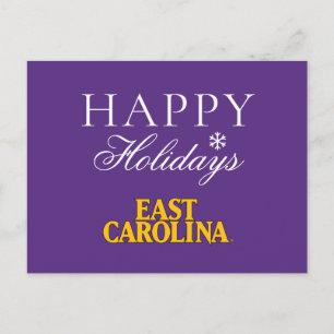 Universität East Carolina   East Carolina Feiertagspostkarte