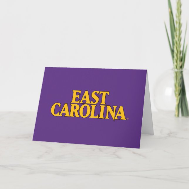 Universität East Carolina | East Carolina Karte (Vorderseite)