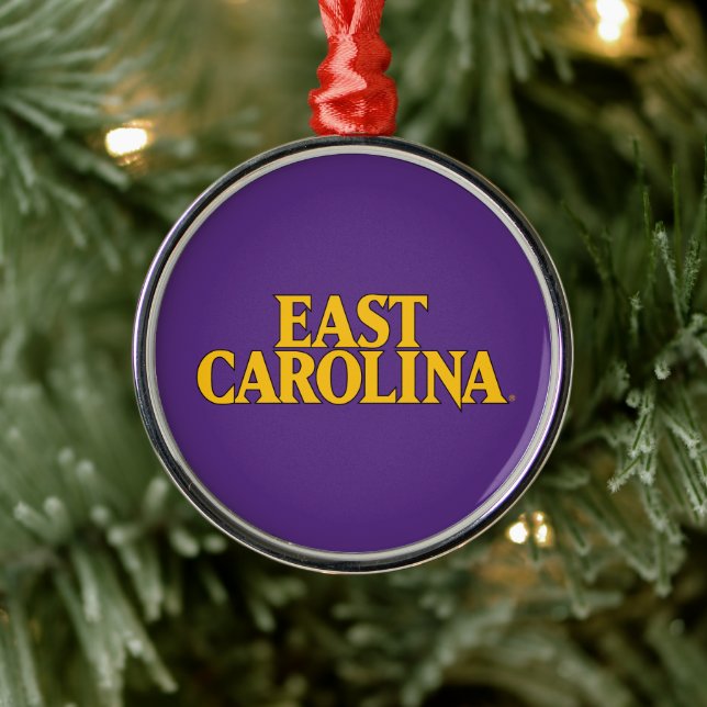 Universität East Carolina | East Carolina Ornament Aus Metall (Baum)