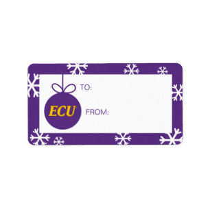 Universität East Carolina   ECU-Logo Adressaufkleber