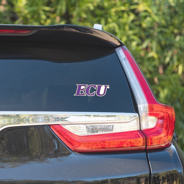 Universität East Carolina | ECU-Logo Aufkleber (Auto Seite)