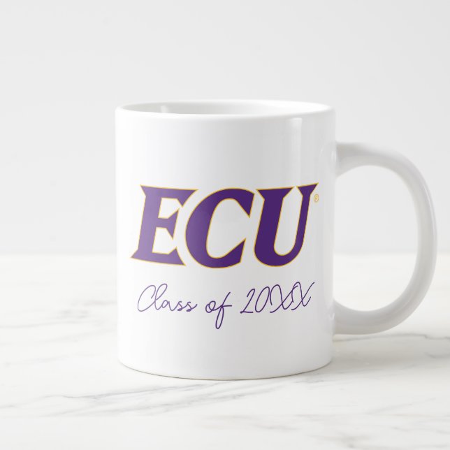 Universität East Carolina | ECU-Logo Jumbo-Tasse (Rechts)