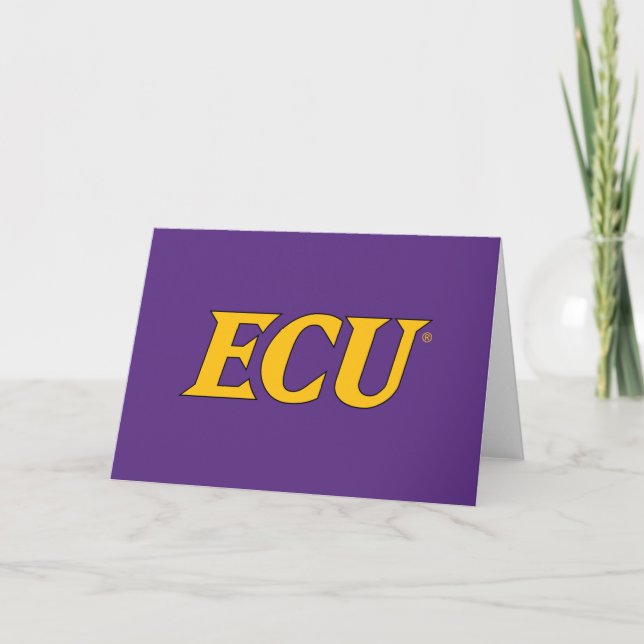 Universität East Carolina | ECU-Logo Karte (Vorderseite)