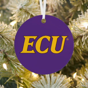 Universität East Carolina ECU-Logo Ornament Aus Metall