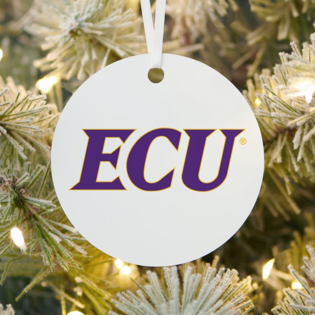 Universität East Carolina | ECU-Logo Ornament Aus Metall (InSitu)