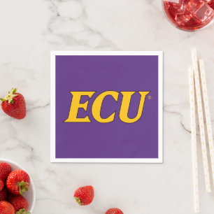 Universität East Carolina ECU-Logo Serviette