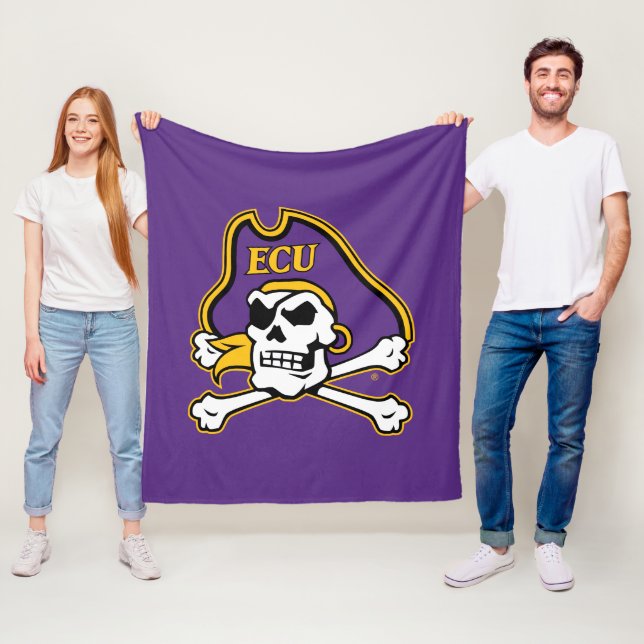 Universität East Carolina | ECU Piraten Fleecedecke (Beispiel)