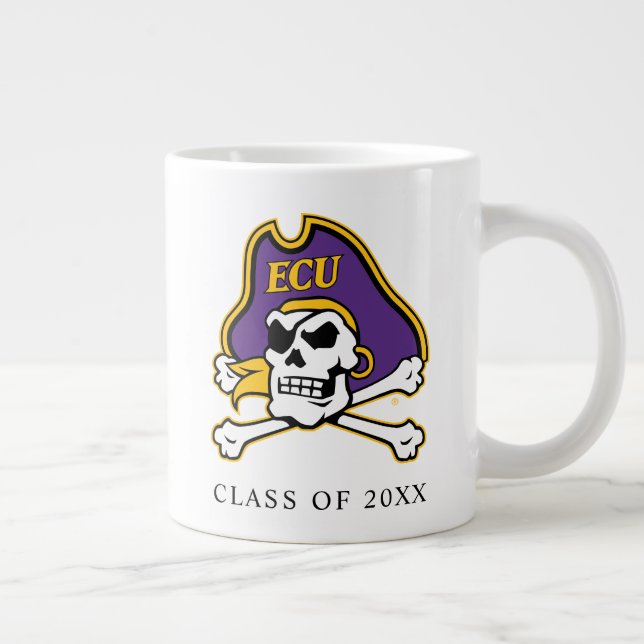 Universität East Carolina | ECU Piraten Jumbo-Tasse (Rechts)