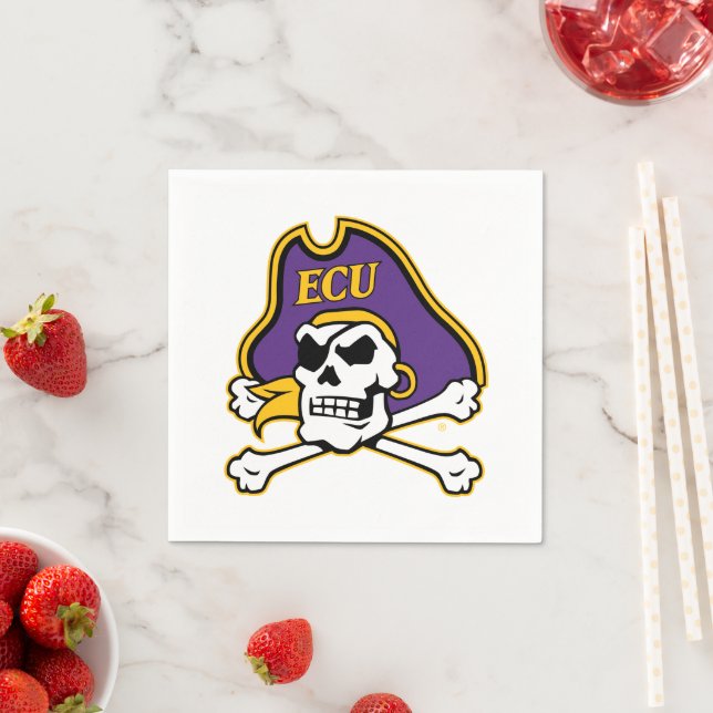 Universität East Carolina | ECU Piraten Serviette (Beispiel)
