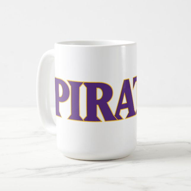 Universität East Carolina | Piraten Kaffeetasse (Vorderseite Links)