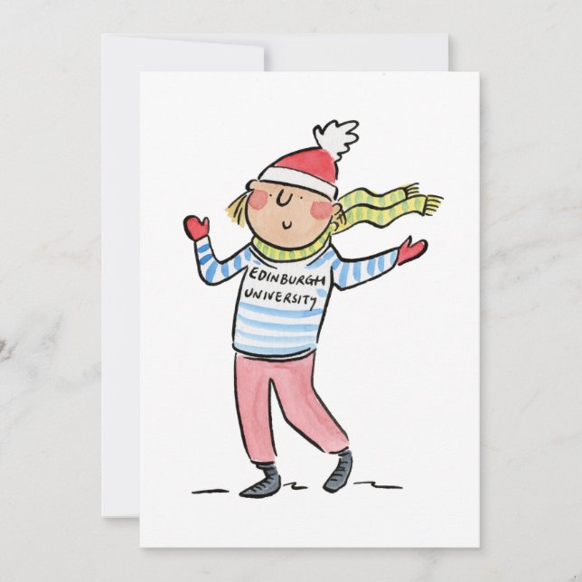 Universität Edinburgh Einladung (Vorderseite)