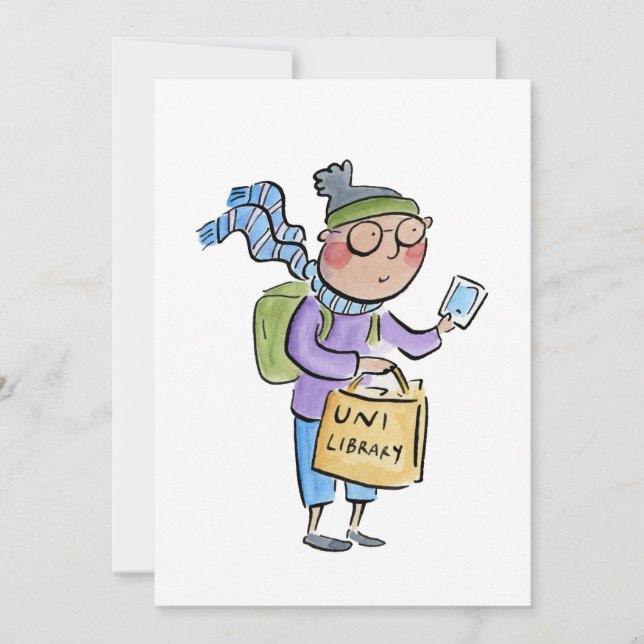 Universität Einladung (Vorderseite)