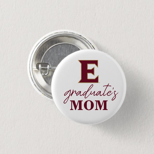 Universität Elon E | Graduate-Mama Button (Vorne & Hinten)