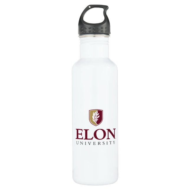 Universität Elon Edelstahlflasche (Vorderseite)