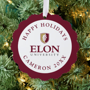 Universität Elon Ornament Karte