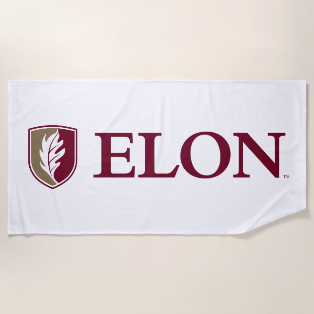 Universität Elon Strandtuch (Vorderseite)