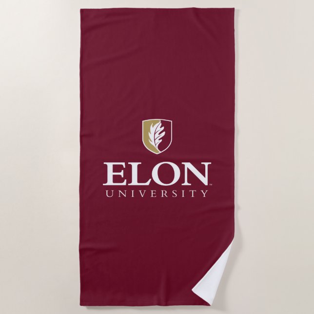 Universität Elon Strandtuch (Vorderseite)