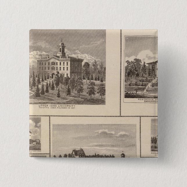 Universität, Fayette Residenzen, Davenport Button (Vorderseite)