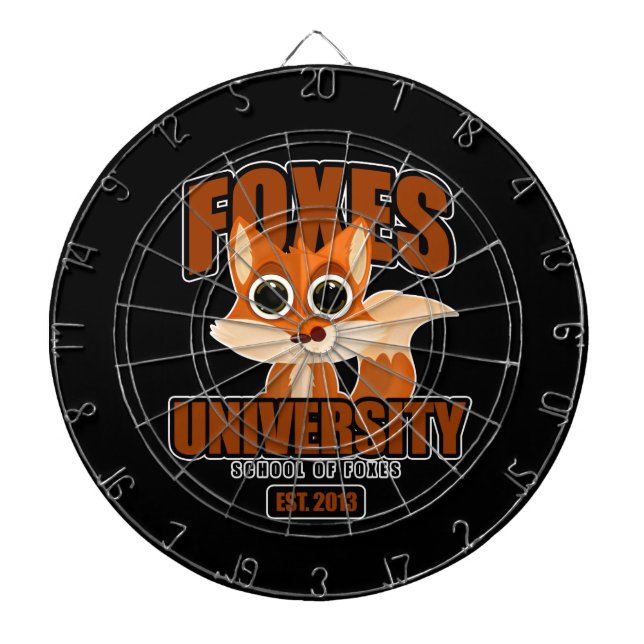 Universität Füchse Dartscheibe (vorne)