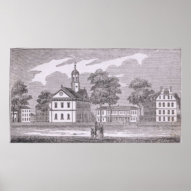 Universität Harvard, historisch Poster (Vorne)