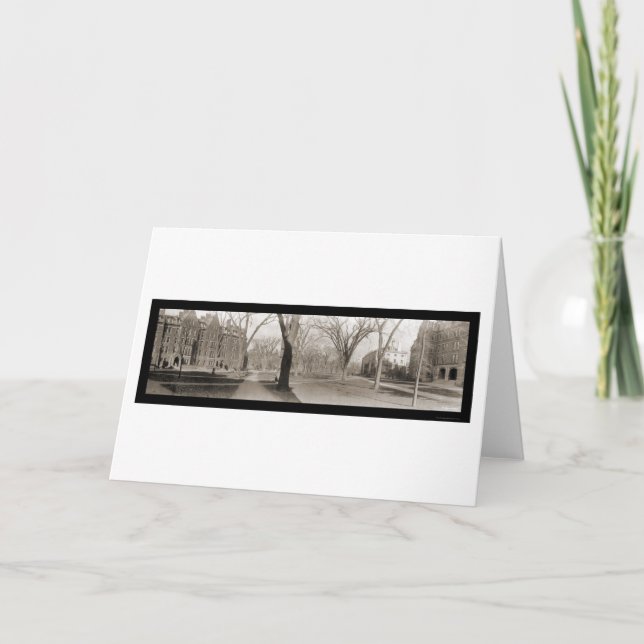 Universität Harvard MA Foto 1910 Karte (Vorderseite)