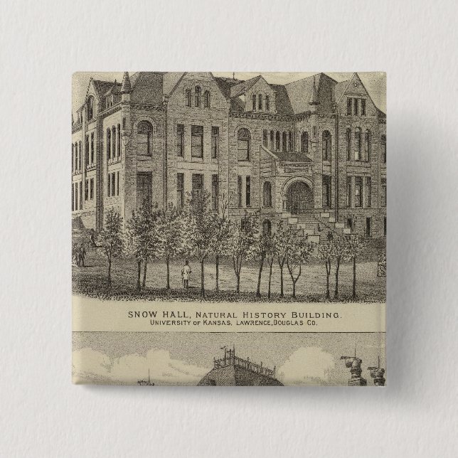 Universität Kansas Button (Vorderseite)