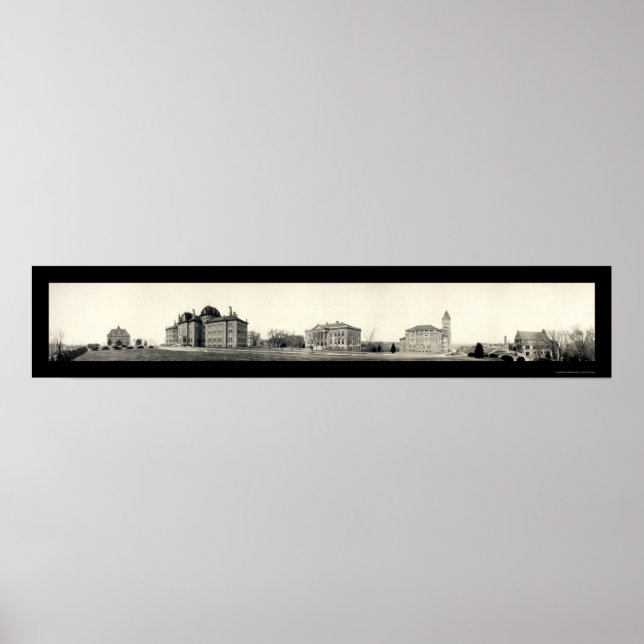Universität Kansas Foto 1908 Poster (Vorne)
