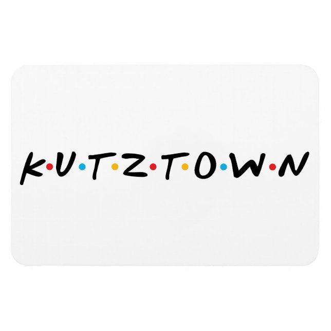Universität Kutztown (FRIENDS-Logo) Magnet (Horizontal)