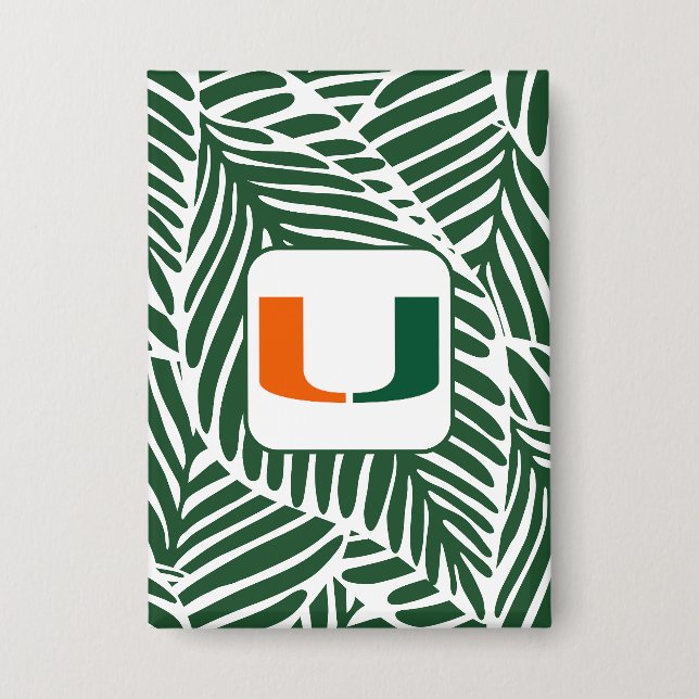 Universität Miami Pin Button (Vorderseite)