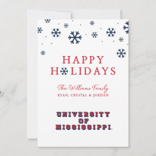 Universität Mississippi   Blocktyp Feiertagskarte