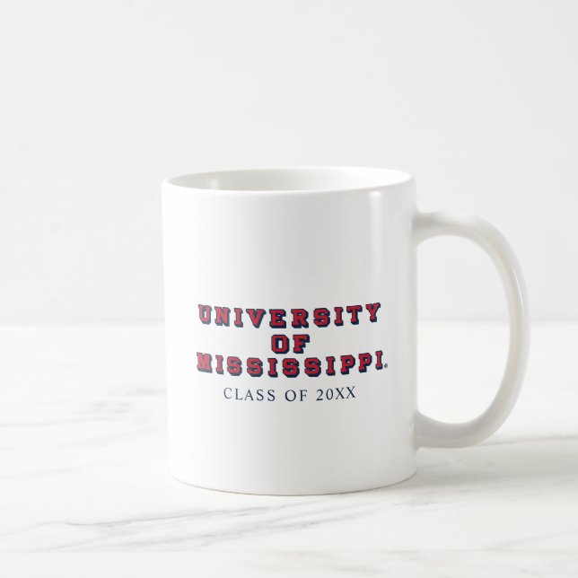 Universität Mississippi | Blocktyp Kaffeetasse (Rechts)