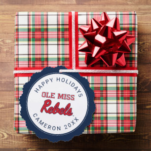 Universität Mississippi Ole Miss Rebels Ornament Karte