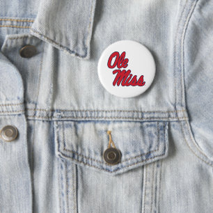 Universität Mississippi   Ole Miss Script 2 Button