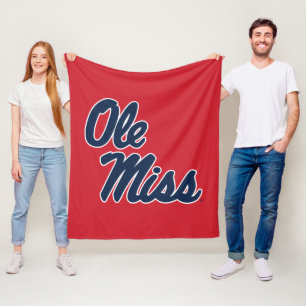 Universität Mississippi   Ole Miss Script Fleecedecke