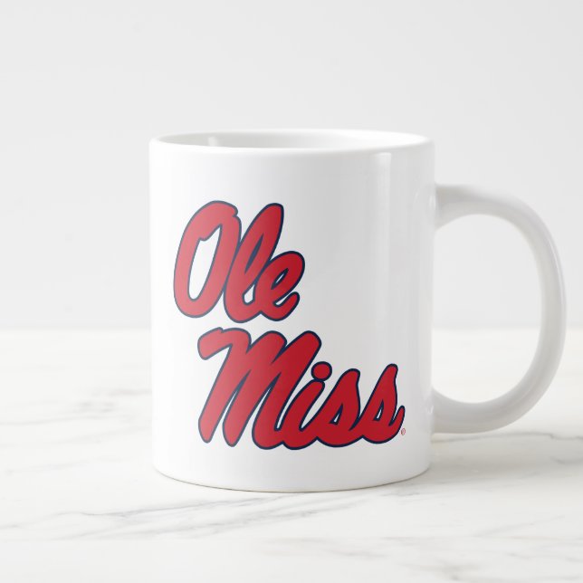 Universität Mississippi | Ole Miss Script Jumbo-Tasse (Rechts)