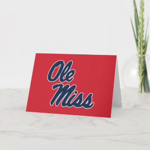 Universität Mississippi   Ole Miss Script Karte
