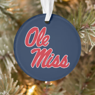 Universität Mississippi Ole Miss Script Ornament