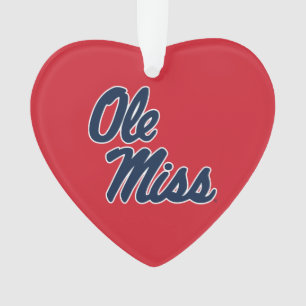Universität Mississippi Ole Miss Script Ornament