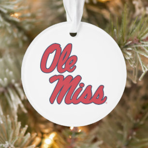 Universität Mississippi Ole Miss Script Ornament
