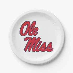 Universität Mississippi   Ole Miss Script Pappteller