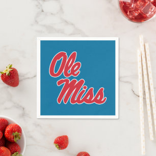 Universität Mississippi   Ole Miss Script Serviette