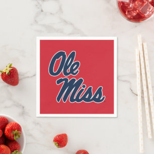 Universität Mississippi   Ole Miss Script Serviette