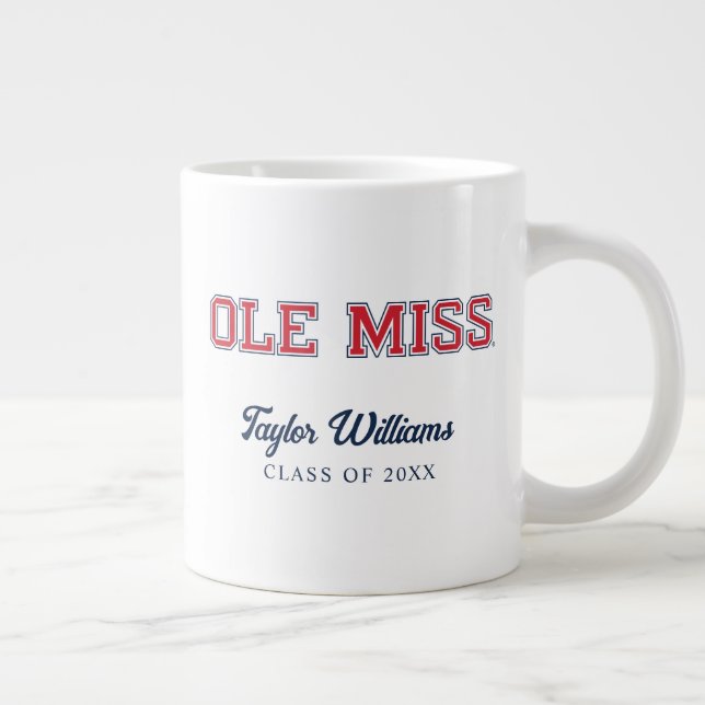 Universität Mississippi | Ole Miss Wordmark Jumbo-Tasse (Rechts)