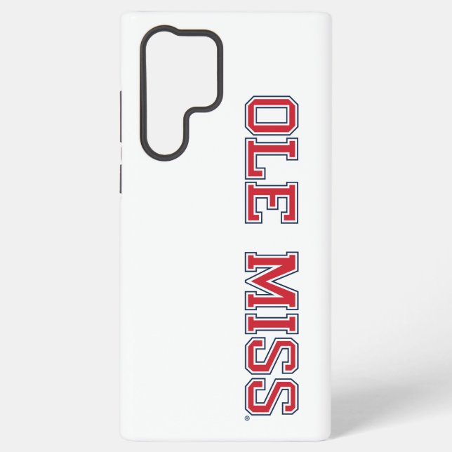 Universität Mississippi | Ole Miss Wordmark Samsung Galaxy Hülle (Rückseite)